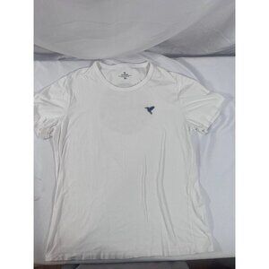 Bird Dogs Shirt Mens XL White T-Shirt Tropical Palm Leaves Floral Beach